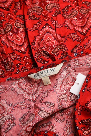 Review Ärmellose Bluse L in Rot