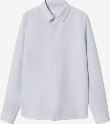 MANGO TEEN Button Up Shirt 'Seva' in Blue: front