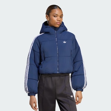 ADIDAS ORIGINALS Winterjas 'Adicolor' in Blauw: voorkant