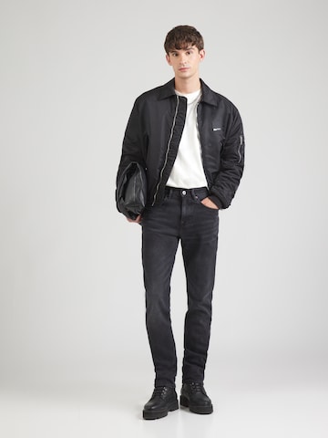 Pepe Jeans Slimfit Jeans 'HATCH' in Zwart