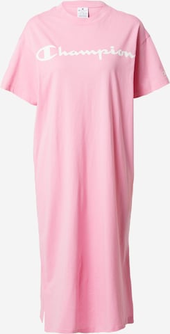 Champion Authentic Athletic Apparel Dress in Pink: front
