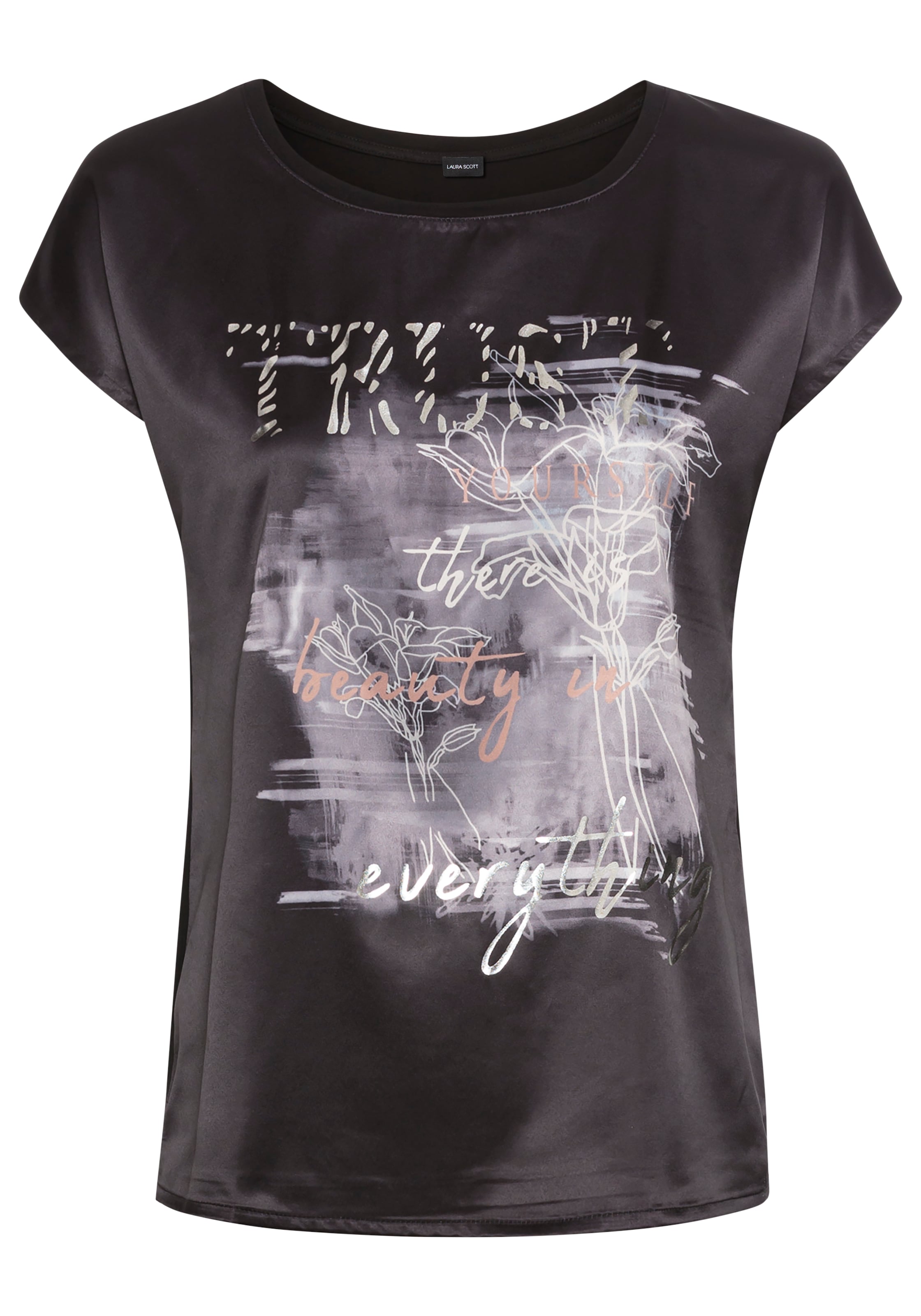 LAURA SCOTT Bluse in Schwarz: Vorderseite