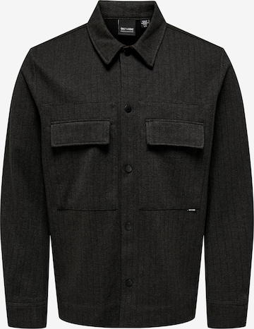 Only & Sons Between-Season Jacket 'JAKE' in Black: front
