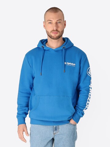 Sweat-shirt SPITZBUB en bleu : devant