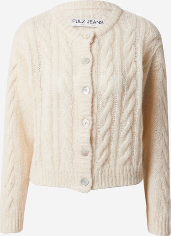 Cardigan 'SOPHIA' PULZ Jeans en beige : devant