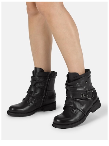 Bottines 'Cooper T047' FELMINI en noir : devant