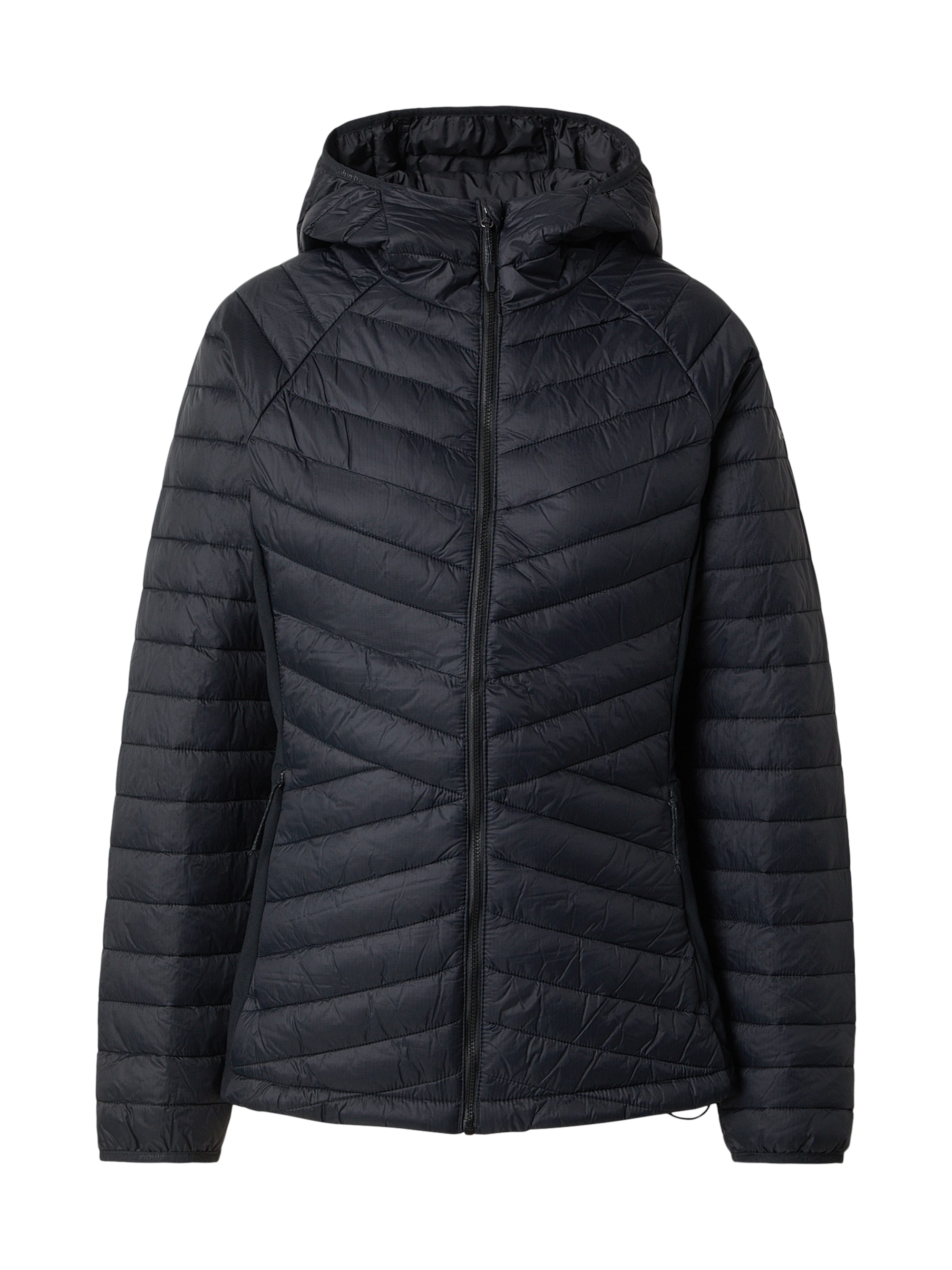 COLUMBIA - Chaqueta de montaña 'Powder Pass™ III' en negro: frente