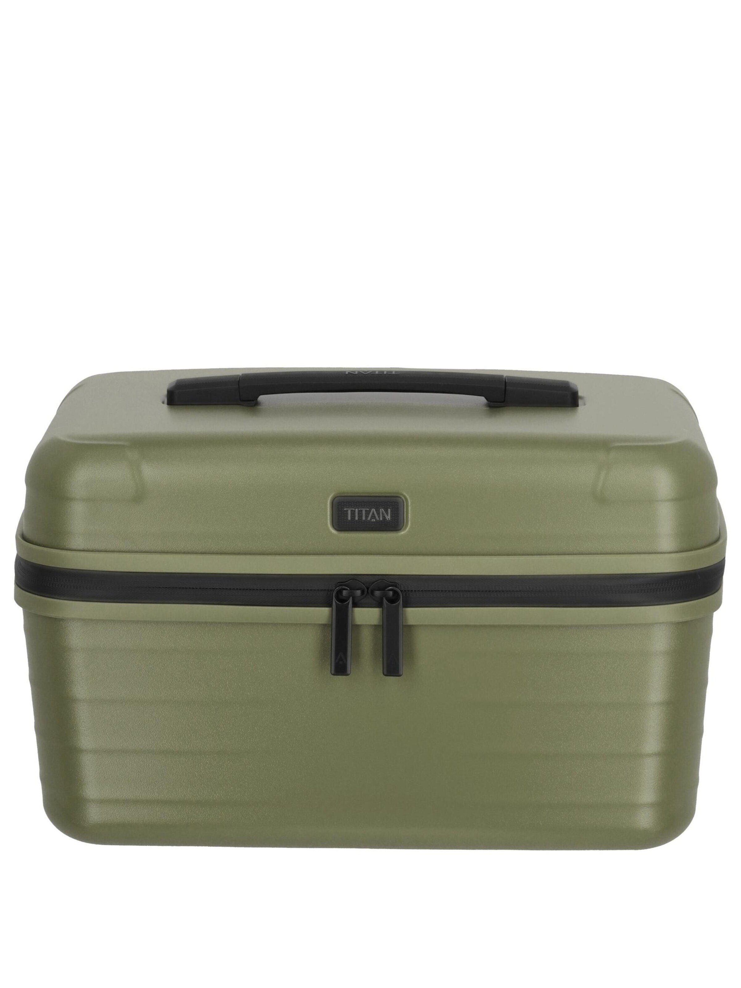 TITAN Cosmetic Bag 'UPGRADE' in Green: front