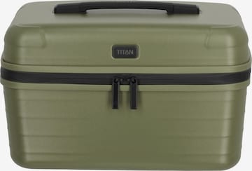 TITAN Cosmetic Bag 'UPGRADE' in Green: front