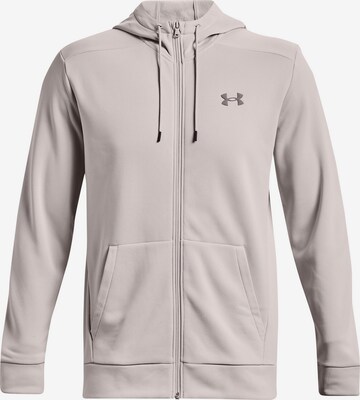 UNDER ARMOUR Trainingsjacke in Grau: predná strana