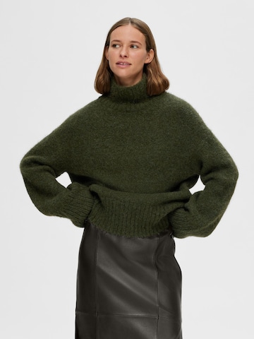 SELECTED FEMME Pullover i grøn: forside
