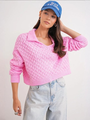 Pullover di MixRay in rosa