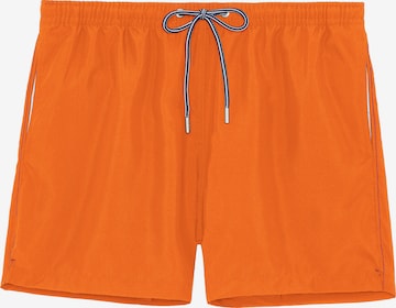 HOM Board Shorts ' Sea Life ' in Orange: front