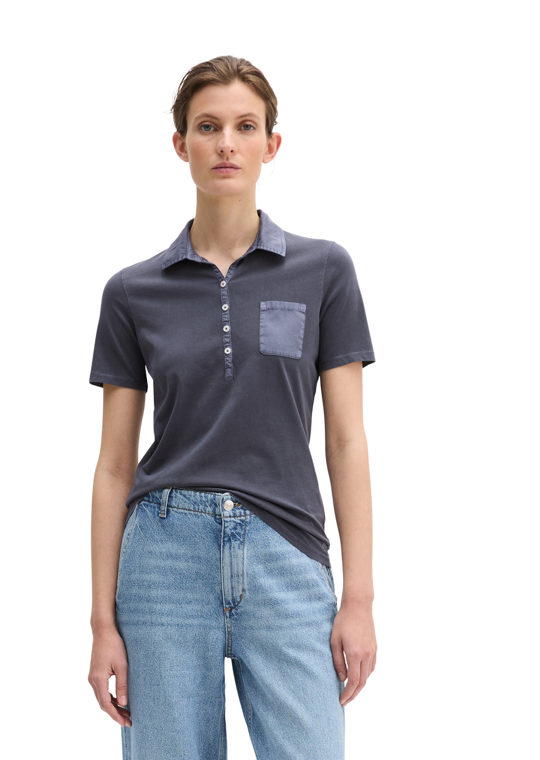 Marc O'Polo Shirt in Purple: front