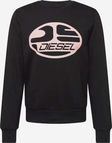 DIESEL - Sweatshirt 'GINN' em preto: frente