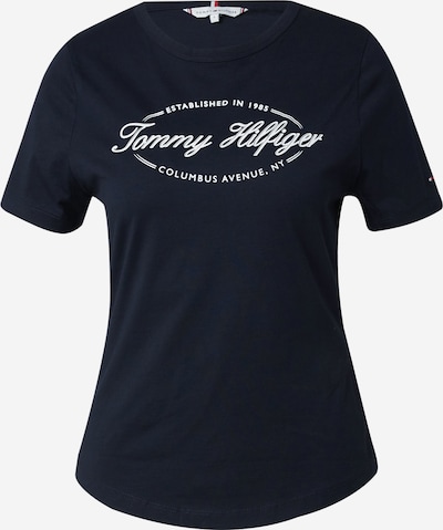 TOMMY HILFIGER Μπλουζάκι σε μπλε μαρέν / λευκό, Άποψη προϊόντος