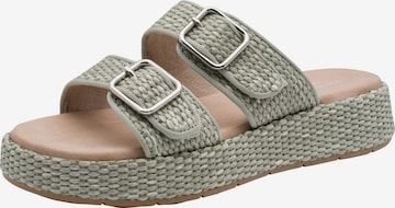 Tamaris Mule in Green: front