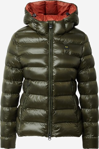 Blauer.USA Winter jacket in Green: front