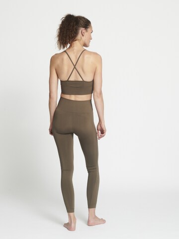 rethinkit studios Skinny Leggings 'Hella' in Brown