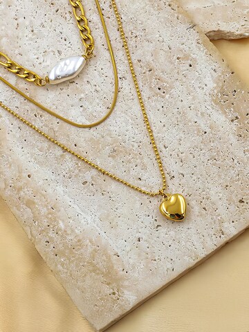 Nemomatheo Kette 'Herzstück'‌‌ in Gold