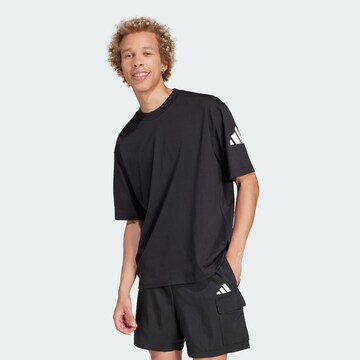 T-Shirt fonctionnel 'Essentials' ADIDAS SPORTSWEAR en noir : devant