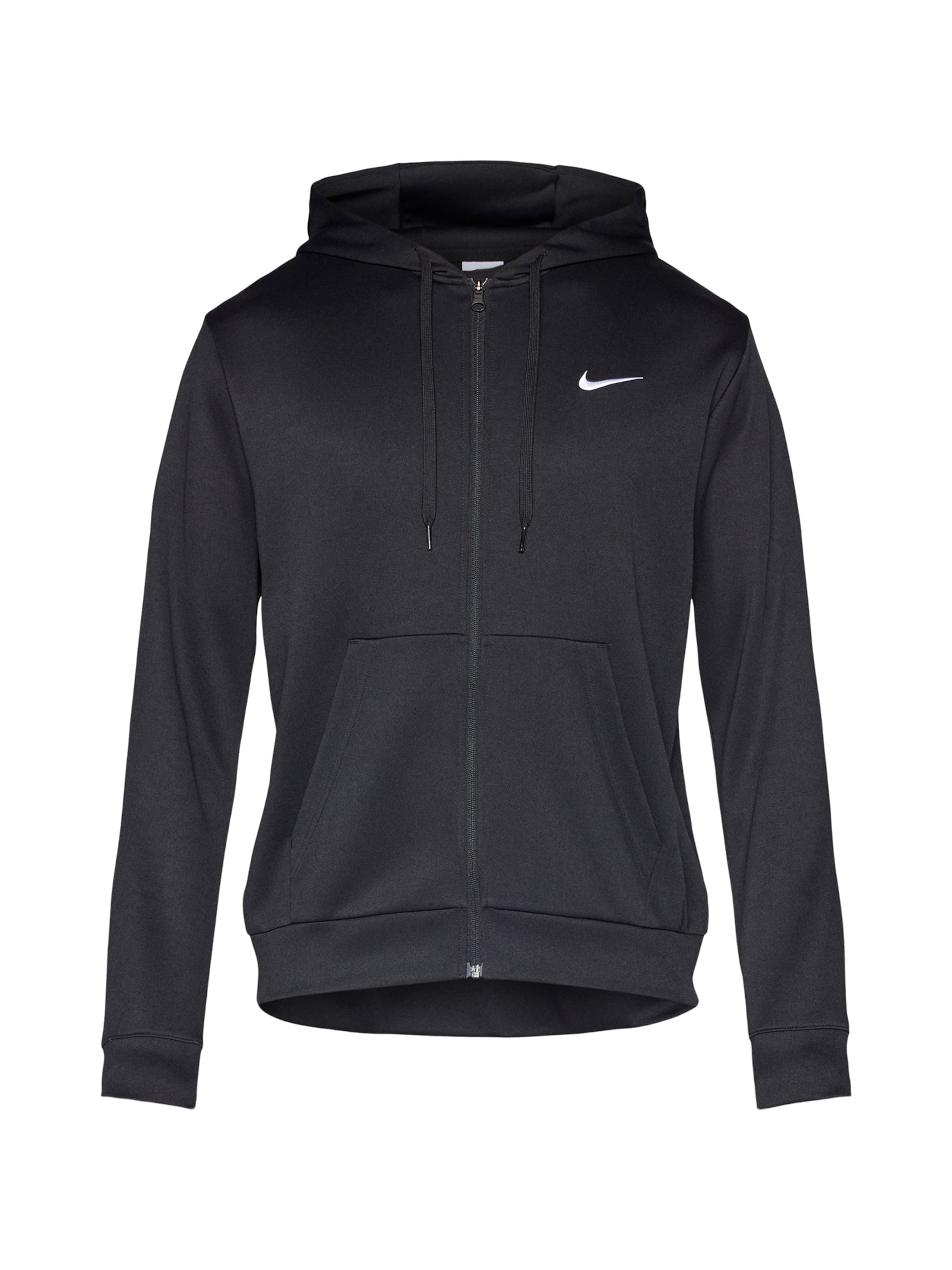 NIKE Urheilullinen collegetakki 'FLEX' värissä musta: etupuoli