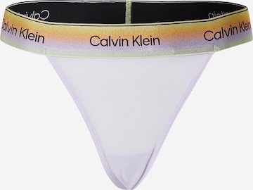 Calvin Klein Underwear Tanga – fialová: přední strana