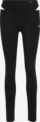 OCEANSAPART Skinny Leggings 'Alessia' i svart: framsida