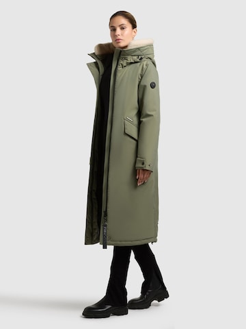 Cappotto invernale 'Agneta2' di khujo in verde