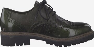 MARCO TOZZI Lace-Up Shoes in Green