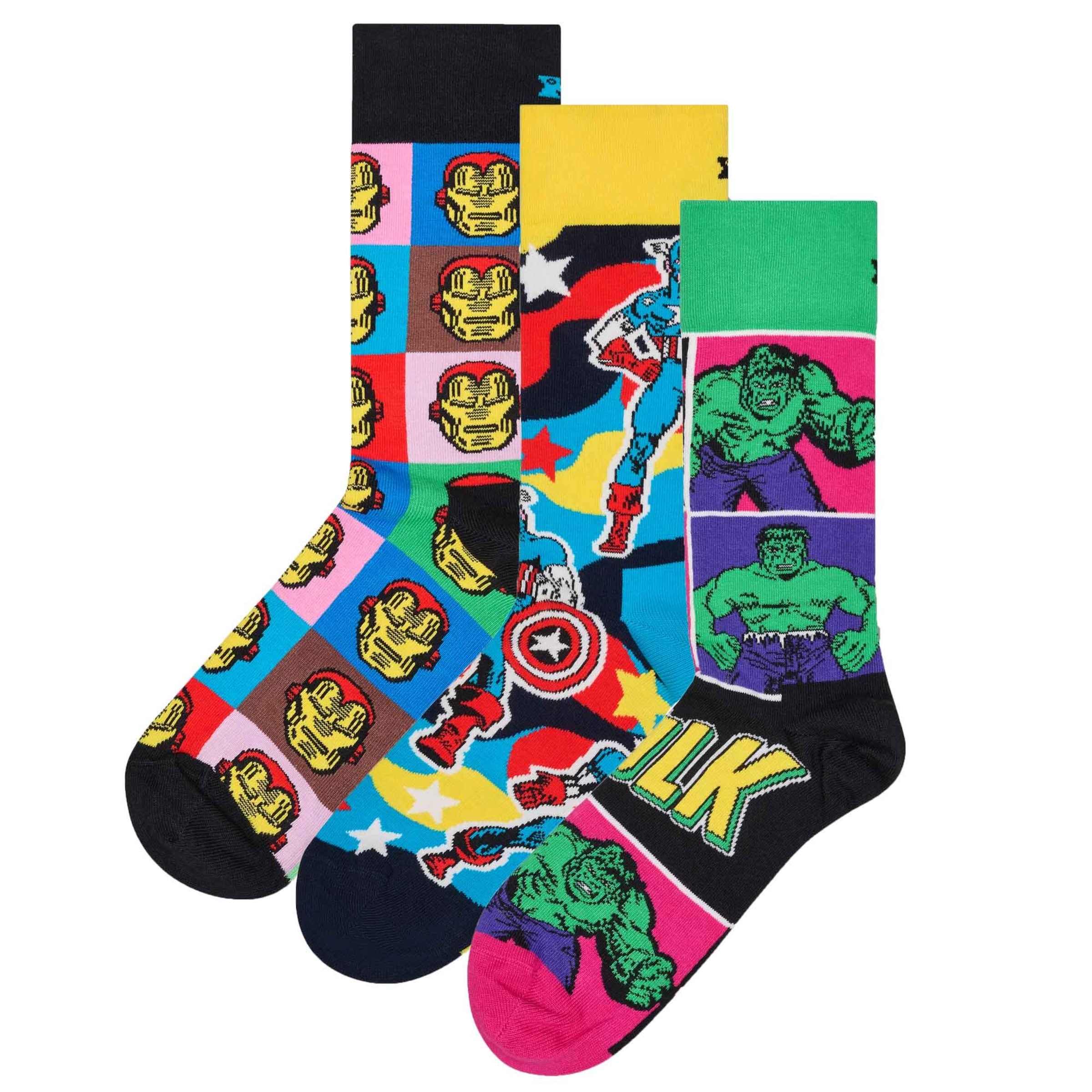 Happy Socks Sokker 'Marvel Avengers' i blandingsfarvet: forside
