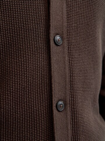 JACK & JONES Pletena jopa 'JPRBLADEVIN' | rjava barva