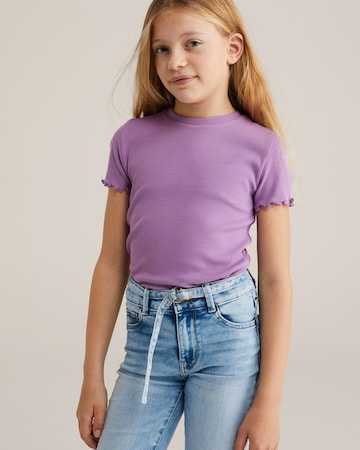 WE Fashion - Camisola em roxo: frente