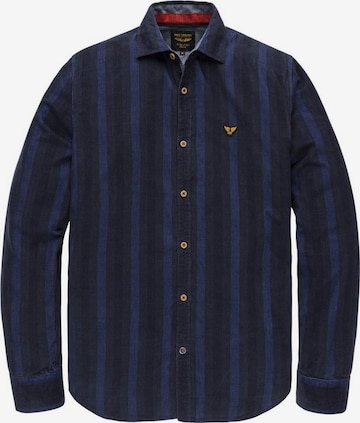 PME Legend Regular fit Button Up Shirt in Blue: front
