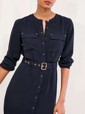 Lipsy Košeľové šaty - Modrá