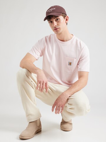 Carhartt WIPMajica - roza boja: prednji dio