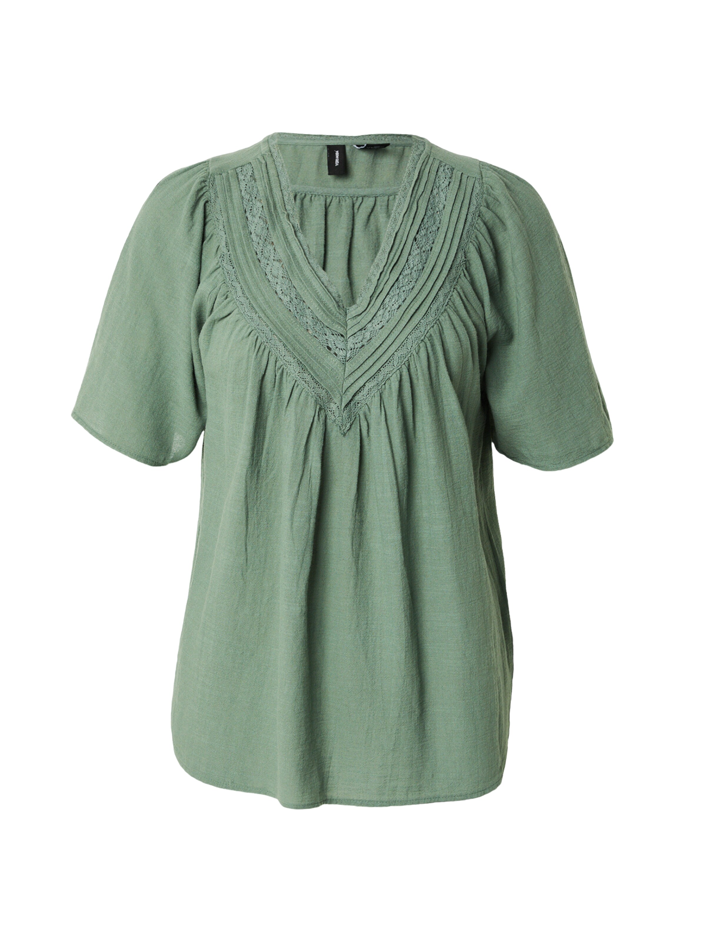 VERO MODA Blus 'VMKARLA' i grön: framsida