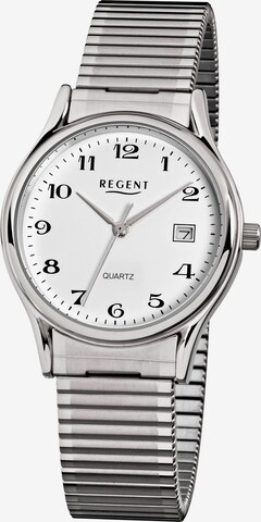 REGENT Analog Watch in Silver: front