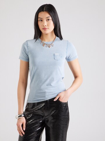 Maglietta di GUESS JEANS in blu: frontale