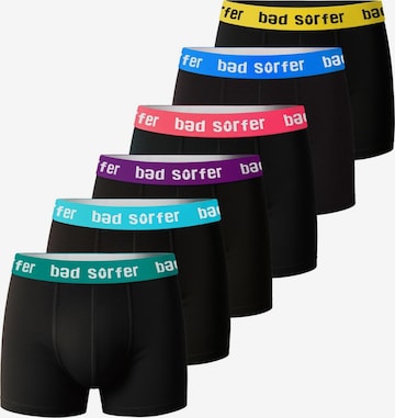 Boxers Bad Surfer en noir : devant