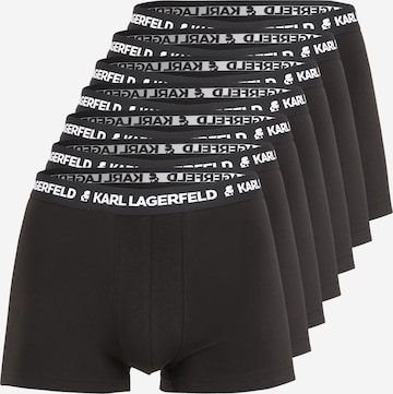 Karl Lagerfeld - Calzoncillo boxer en negro: frente