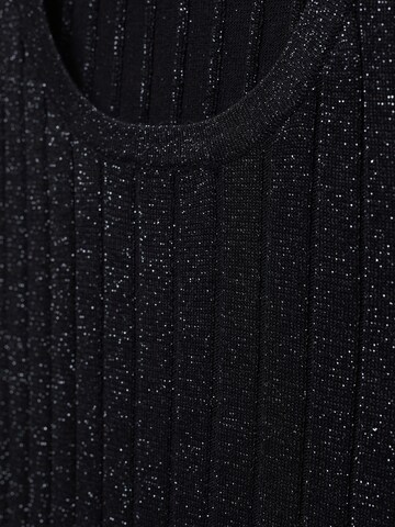 MANGO Knitted Top 'KLAN' in Black