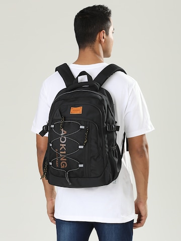 Aoking Backpack in Black: front