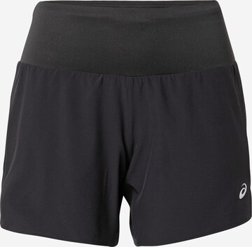 ASICS Loosefit Laufshort 'Road' in Schwarz: predná strana