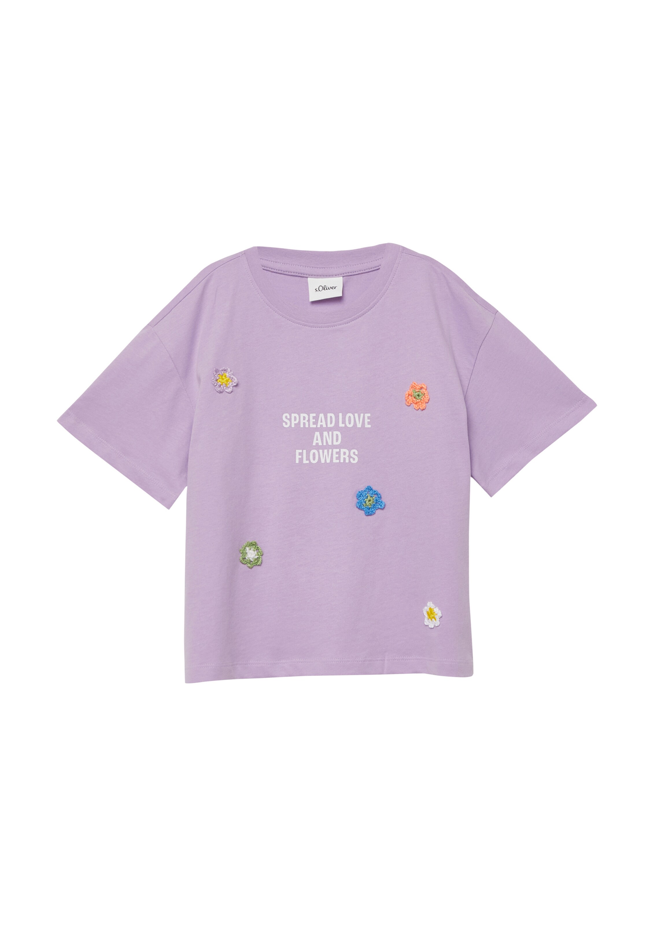 T-Shirt s.Oliver en violet : devant