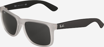Ray-Ban Sonnenbrille 'Justin' in schwarz / transparent, Produktansicht