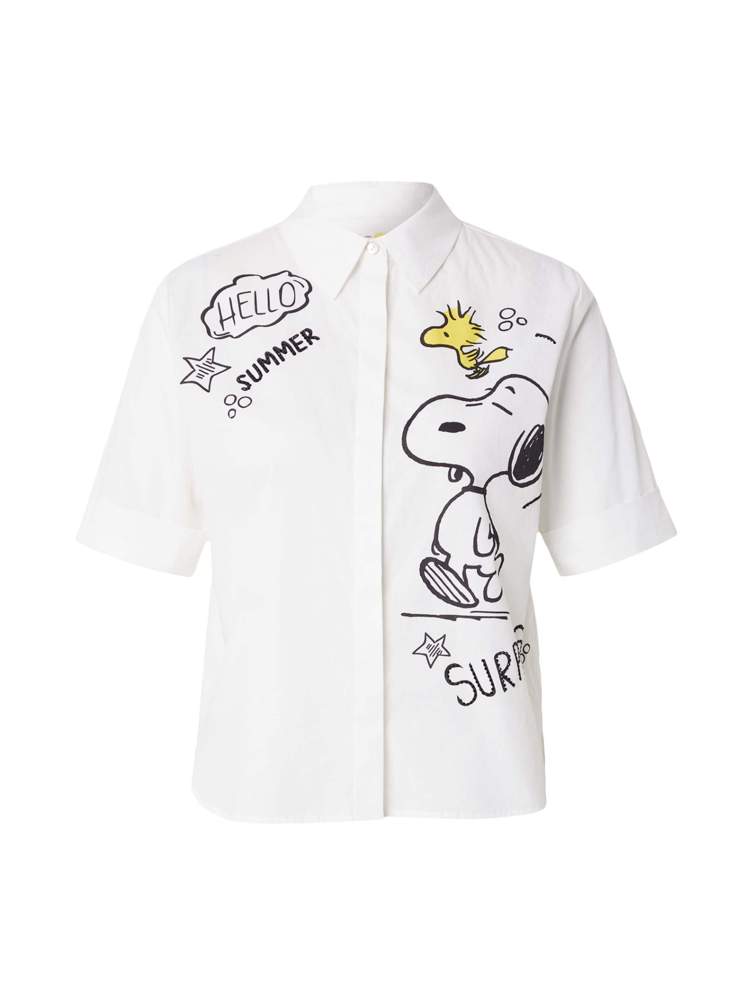 PRINCESS GOES HOLLYWOOD Blouse 'Snoopy' in Wit: voorkant
