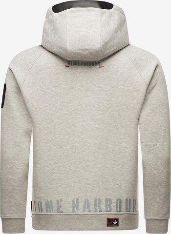 STONE HARBOUR - Sudadera con cremallera 'Finn Luca' en gris