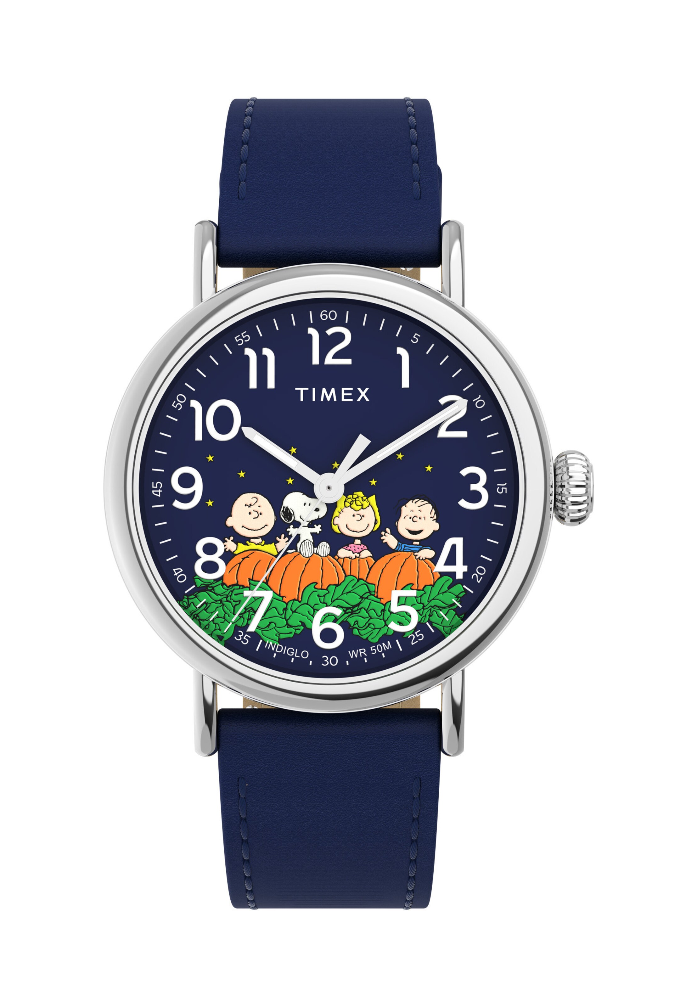 TIMEX Analog watch 'PEANUTS' in Blue: front