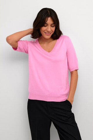 Kaffe Pullover 'Lizza' i pink: forside